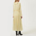 Versatile loose lace-up women's long-sleeved dress