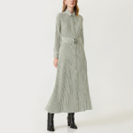 Striped loose women's long-sleeved dress