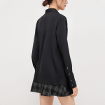 Casual single-breasted loose women's long-sleeved shirt