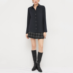 Casual single-breasted loose women's long-sleeved shirt