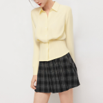 Lightweight slim-fit women's long-sleeved shirt