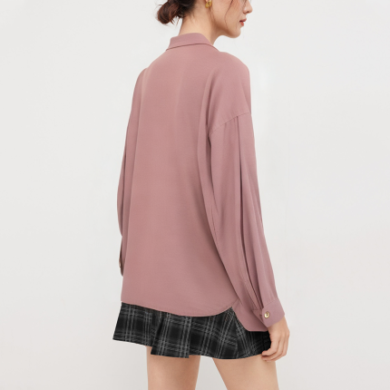 Autumn casual loose women's long-sleeved shirt