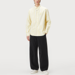 High quality loose wide-leg men's denim trousers