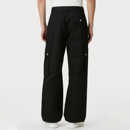Men's casual multi-pocket work trousers