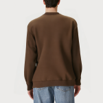 Contrast color stitching loose men's sweatshirt