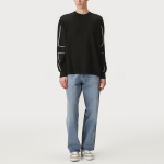 Simple round neck long sleeve men's sweatshirt