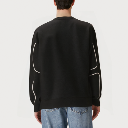 Simple round neck long sleeve men's sweatshirt