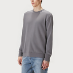 Gradient color crew neck comfortable men's sweatshirt