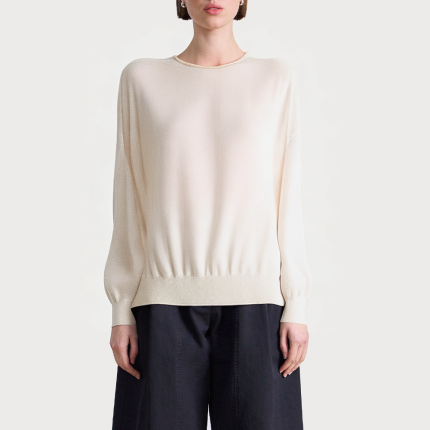 Casual loose round neck women's sweater