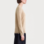 Loose casual V-neck women's sweater