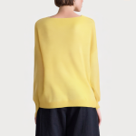 Simple solid color loose women's sweater