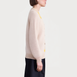 Autumn floral embroidered women's sweater