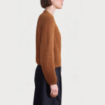 Fashionable chunky knitted women's sweater