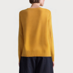 Yellow comfortable loose women's sweater