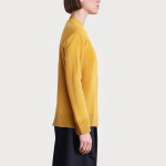 Yellow comfortable loose women's sweater
