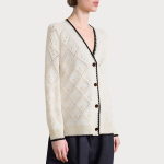 Elegant and casual V-neck women's sweater