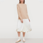 Women's ribbed knitted breathable sweatshirt