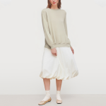 Casual simple round neck women's sweatshirt