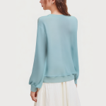 High-quality cotton round-neck women's sweatshirt