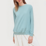 High-quality cotton round-neck women's sweatshirt