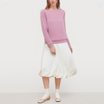 Purple casual round neck women's sweatshirt