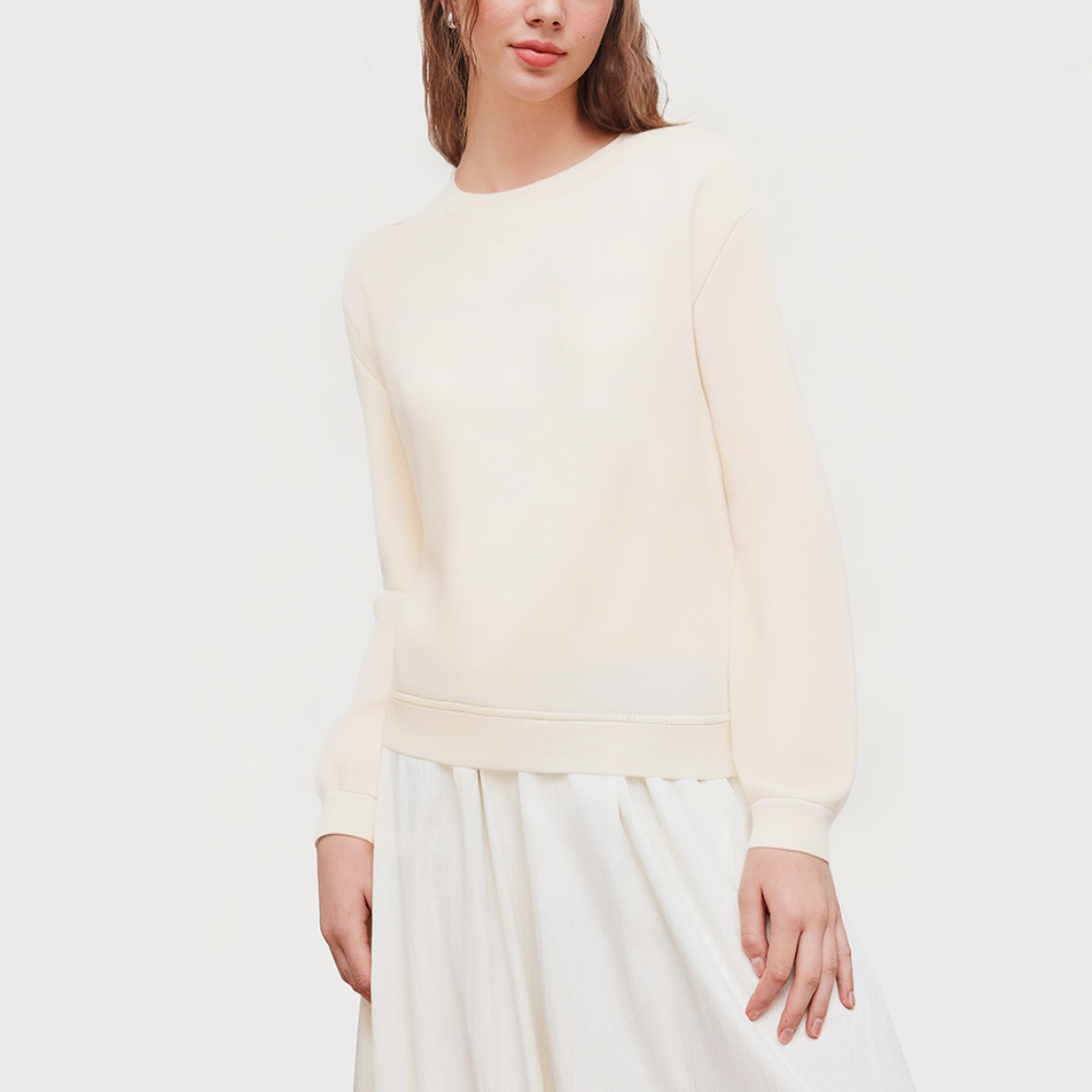 Autumn round neck long sleeve women's sweatshirt