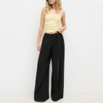 Simple straight wide-leg women's trousers